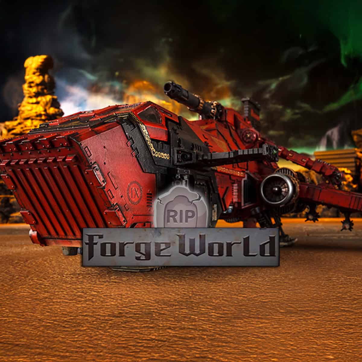 rip forge world pic of thunderhawk logo and tombstone