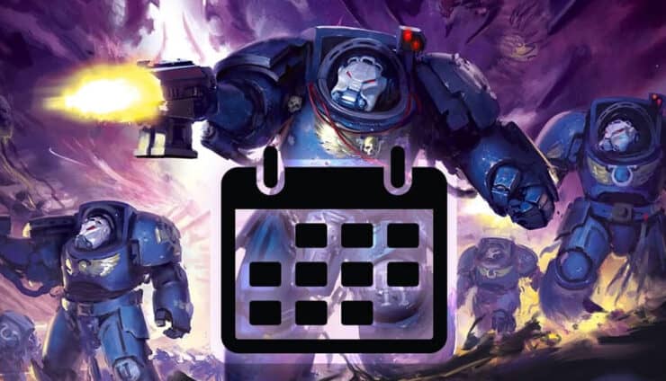 space marines tournament calendars ITC warhammer Warhammer Calendar