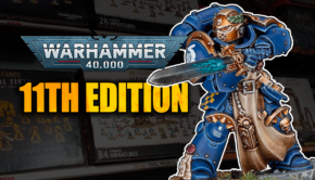 warhammer logo 11th edition primaris chamption store background hor wal