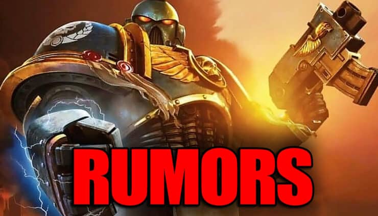 Rumors Space Marine art at dawn with smoke power fist