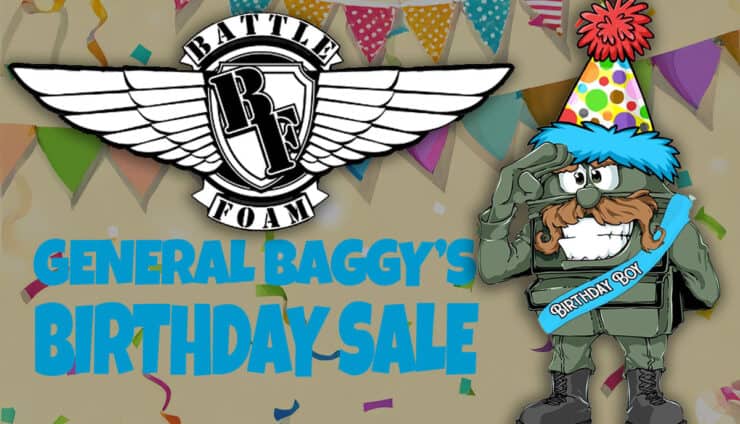 general baggys birthday sale
