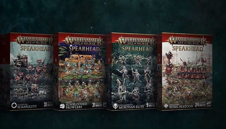 spearhead boxes age of sigmar new revelas