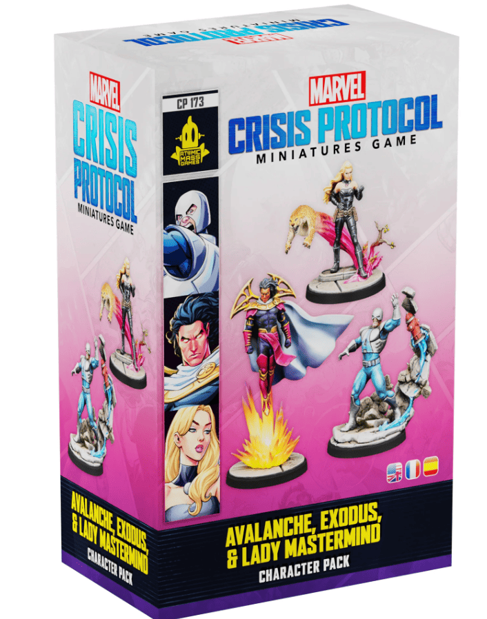 thumbnail image 2 of Marvel: Crisis Protocol - Avalanche, Exodus & Lady Mastermind Character Pack (CP173) | Atomic Mass Games 2 of 5