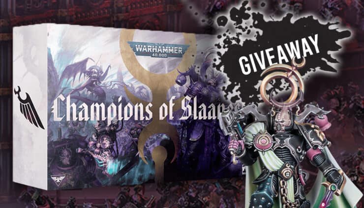 Emperor's Children Champions of Slaanesh full art box and logo text