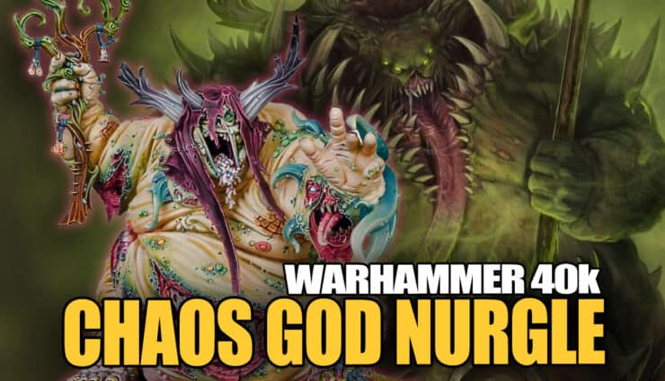 chaos god nurgle rottigus model with grandfather stirring caldron art warhammer 40k