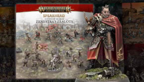 cities of sigmar sperahead product image of painted model and box art
