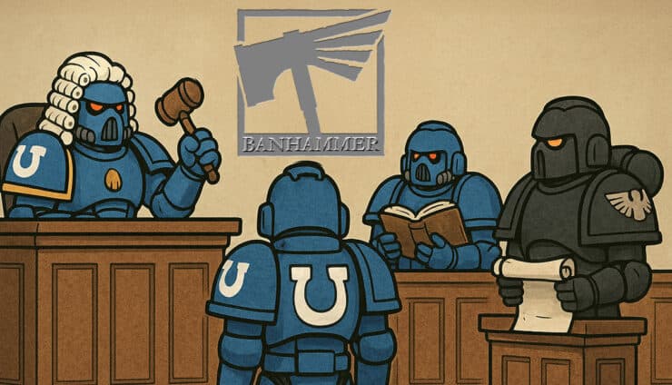 banhammer court of space marines judge witness prosecutor and defendant