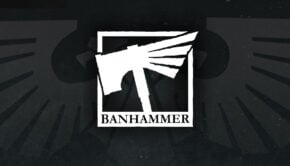 banhammer logo paradoy warhammer games workshop