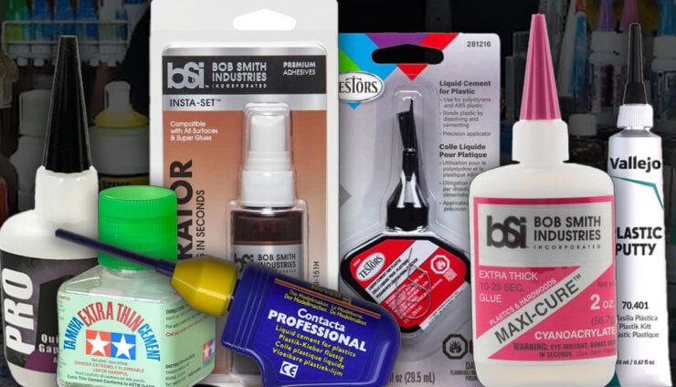 image of vaiorus model glues and adhesives for miniatures