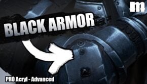 monument hobbies how to paint black armor example close up of miniature painted with this technique warhammer 40k