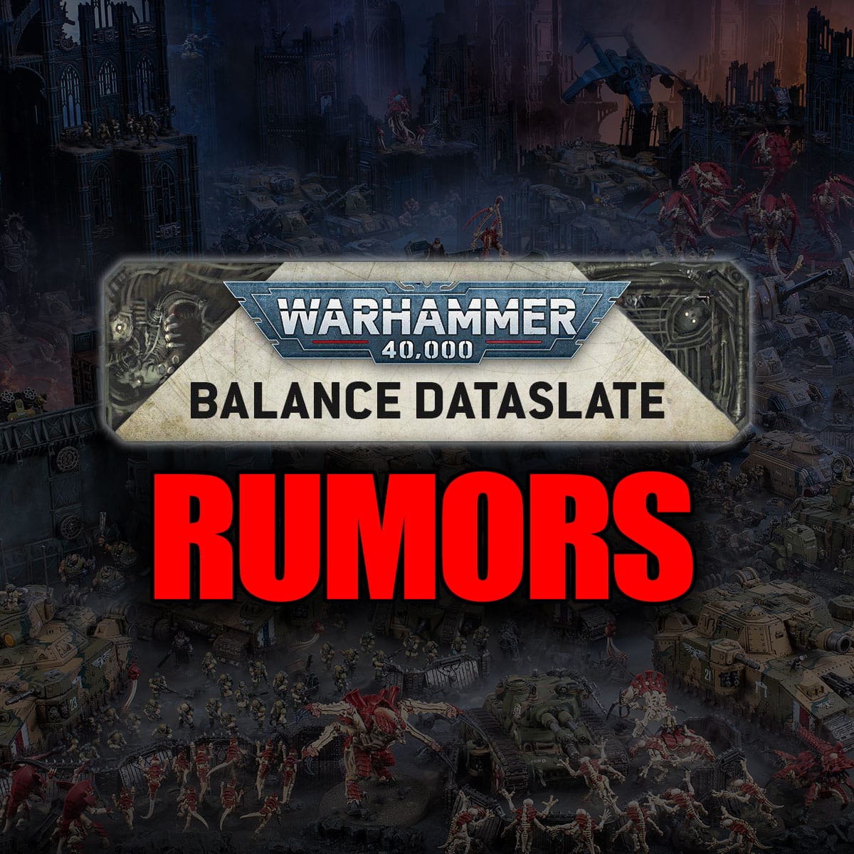 rumors red text under balance dataslate logo for warhammer 40k