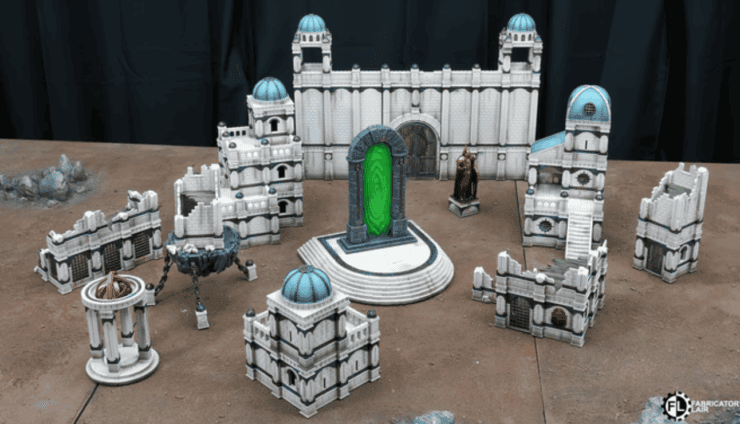 fabricators lair dawnbringer bastion terrain painted terrain shots