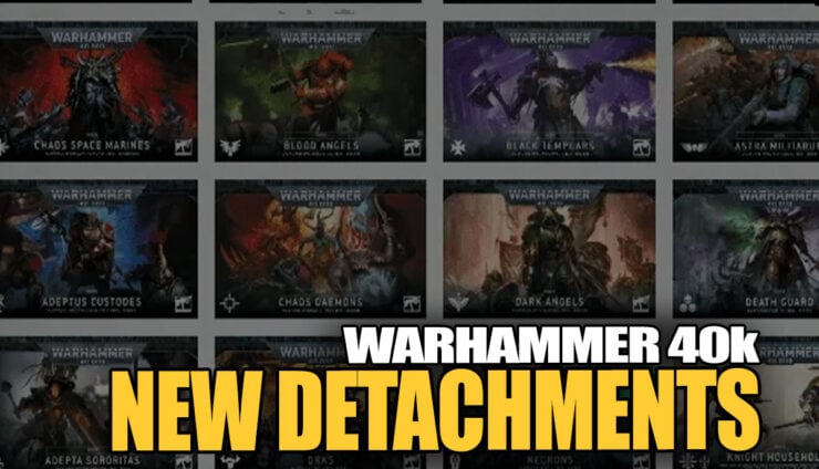 new detachments warhamemr 40k logos