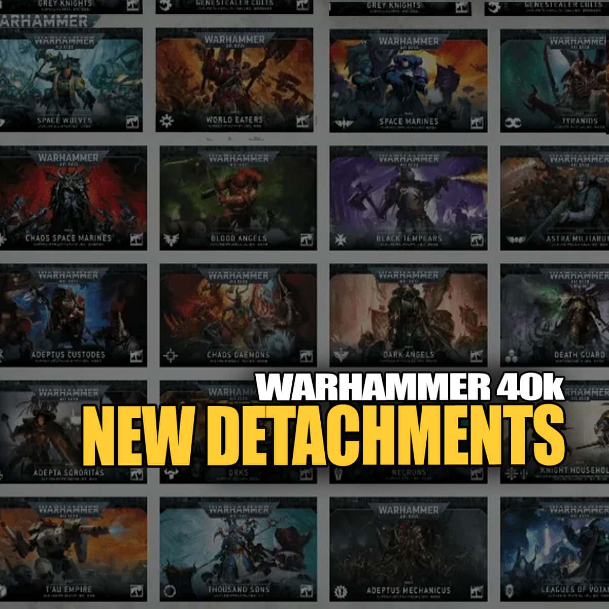 new detachments warhamemr 40k logos