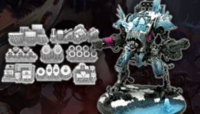 painted wardog model with 3d printed upgrade parts and magnets warhamemr 40k