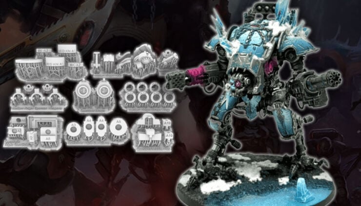 painted wardog model with 3d printed upgrade parts and magnets warhamemr 40k