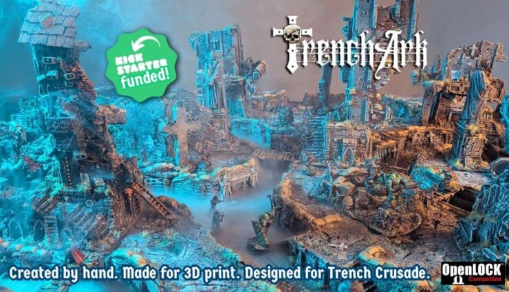 Trench Ark kickstarter for fully painted terrain