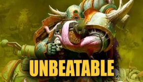 unbeatable death guard 7th edition cover art plague marine with green haze background and other models hor wal warhammer 40k