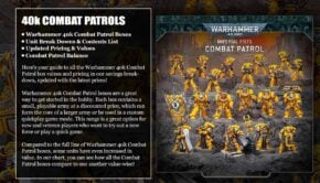 Imperial Fists combat patrol painted images for warhammer 40k