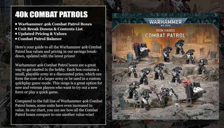 Iron Hands combat patrol painted images for warhammer 40k