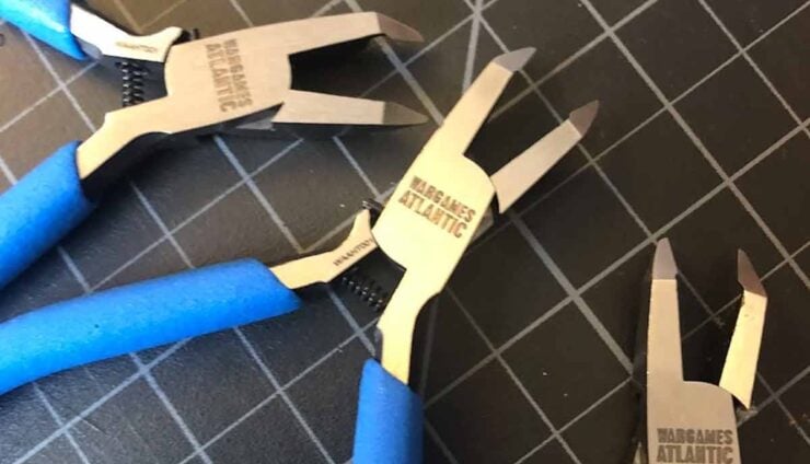 Wargames Atlantic clippers product shot on grid cutting mat
