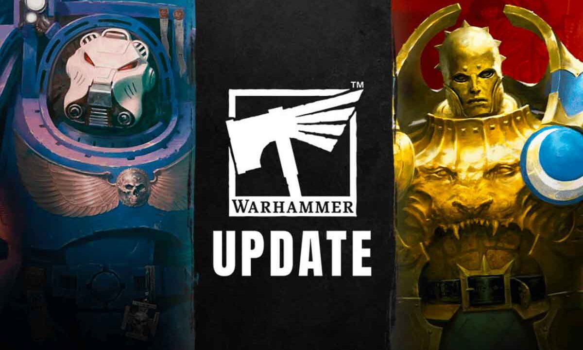 games workshop price update increase space marine terminator art left warhammer icon middile and stormcast model right