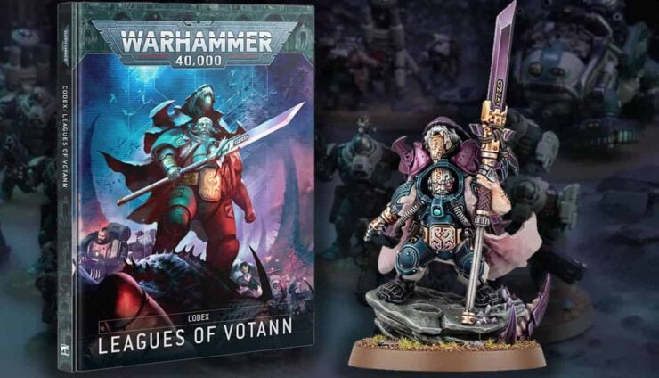 leagues of votann codex and new models painted product shot