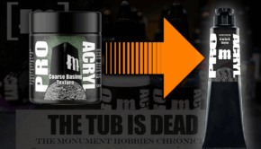 monument hobbies changing tubs to tubes with product shots of each