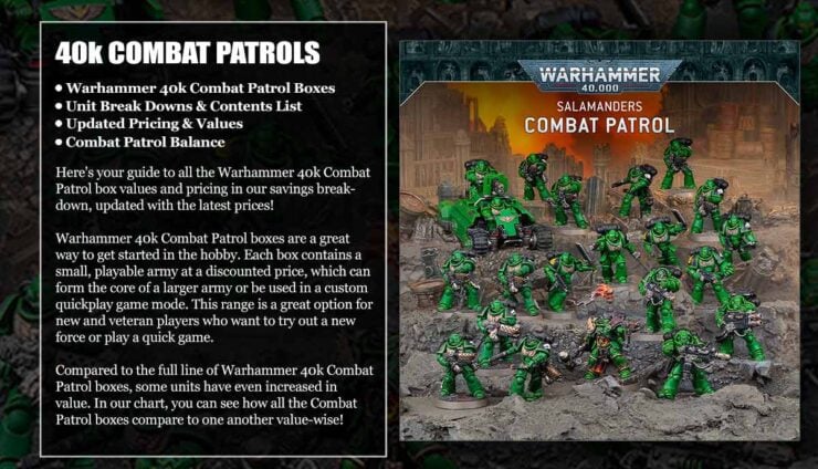 salamanders combat patrol painted images for warhammer 40k