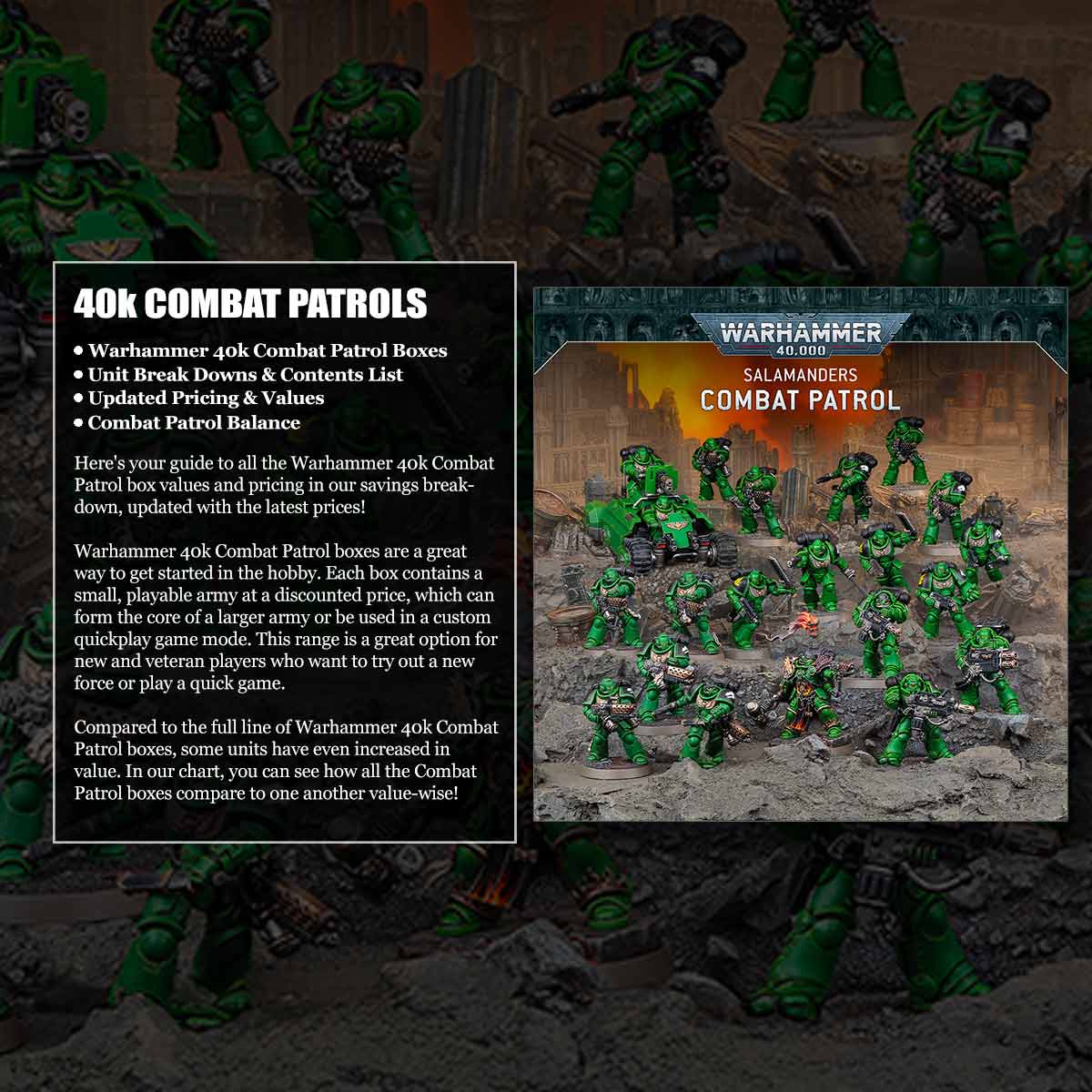 salamanders combat patrol painted images for warhammer 40k