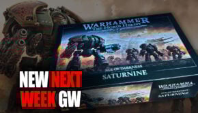 saturinine product shot pre-order box image warhammer horus heresy shaded background art