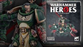 wahammer heroes dark angels painted minis and product box shot