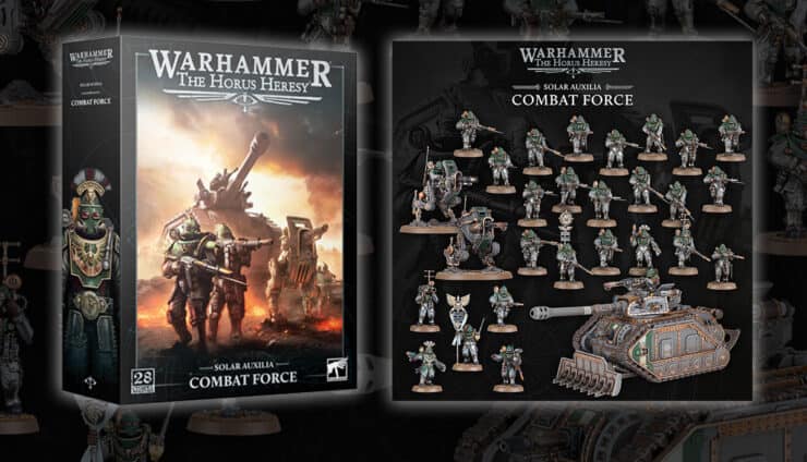 Horus Heresy Combat Force Product Shots Solar Auxilia Combat Force review