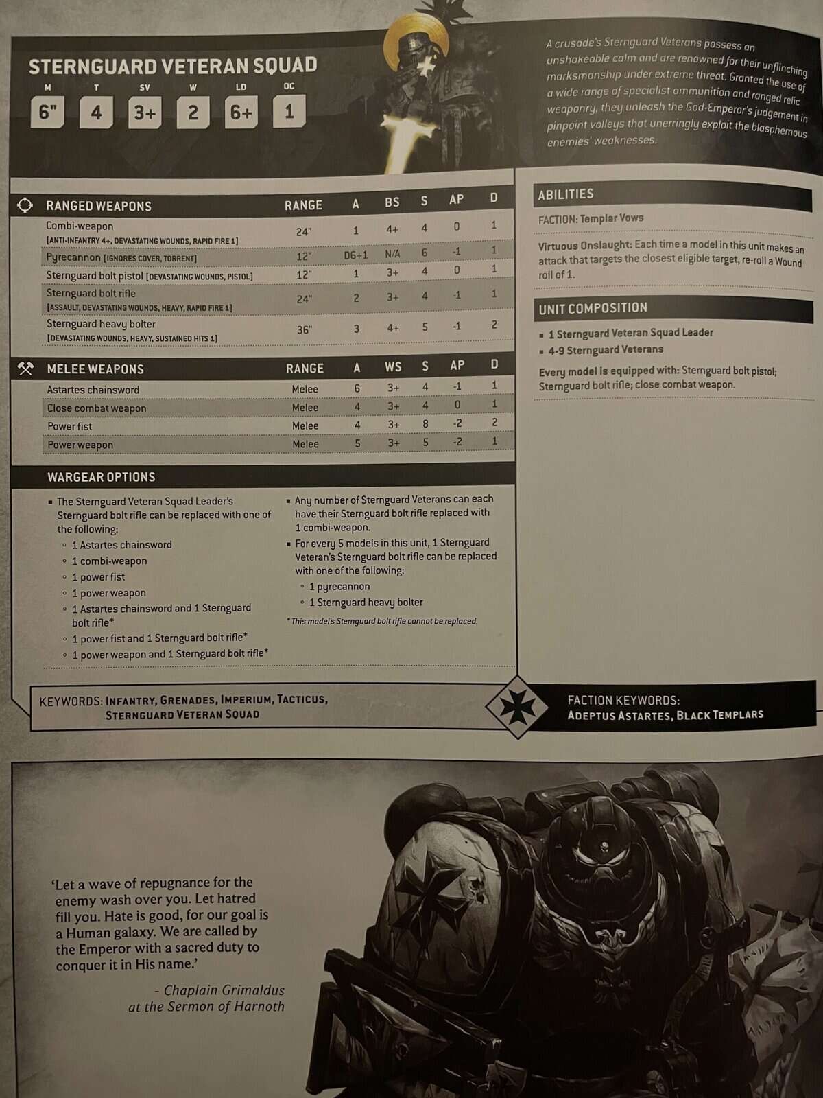 Sternguard Veteran Squad