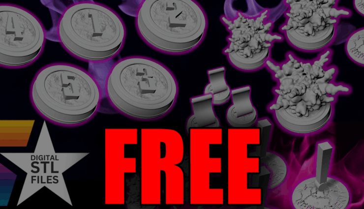 free stl 40k tokens battle bling
