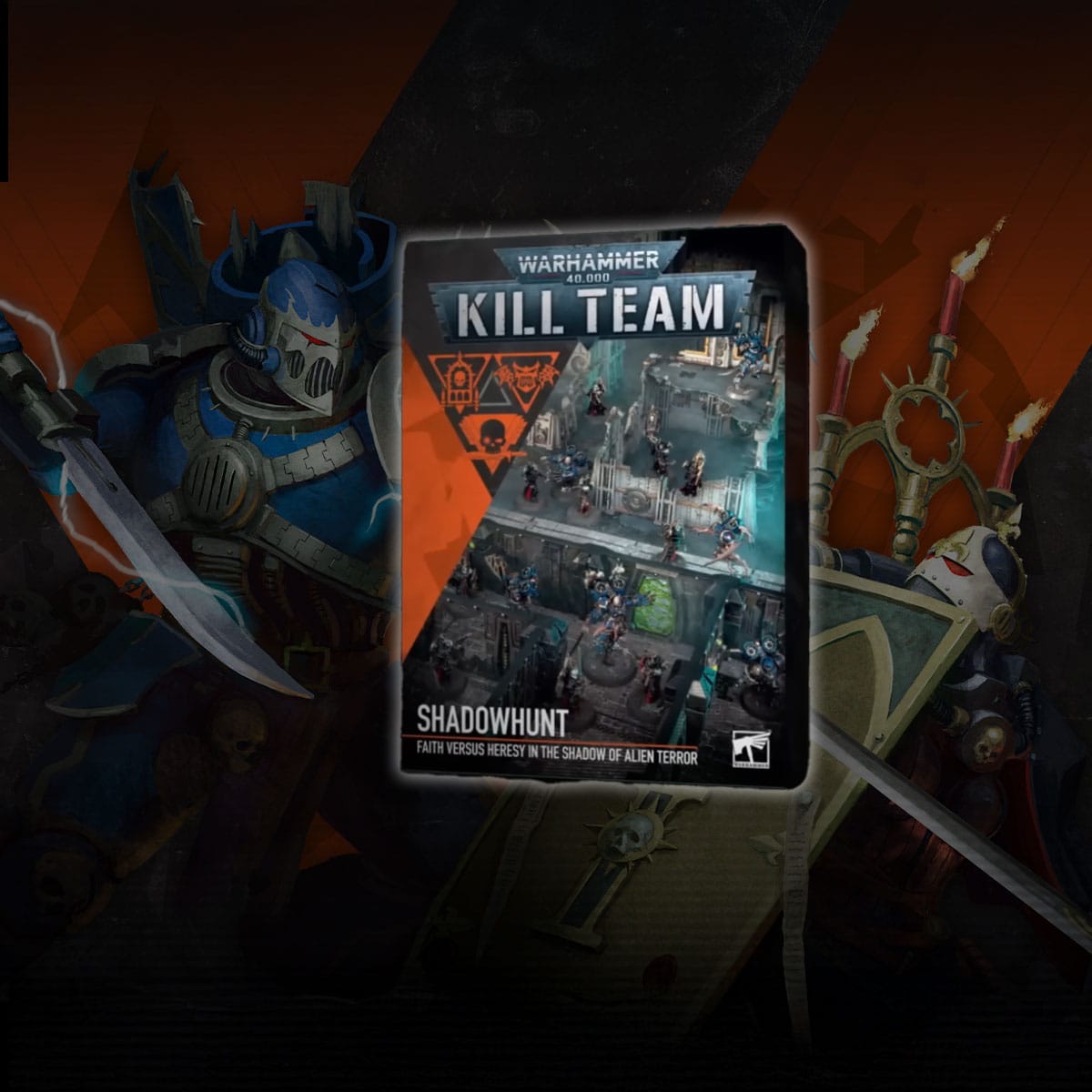 kill team shadowhunt product shot and box art