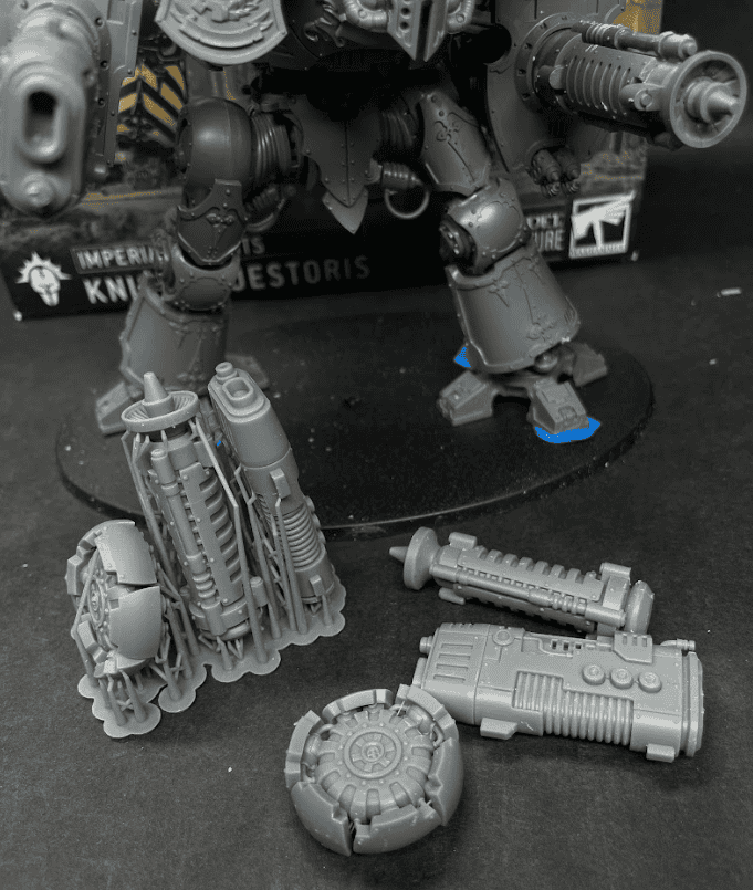 Knight Defender Guns