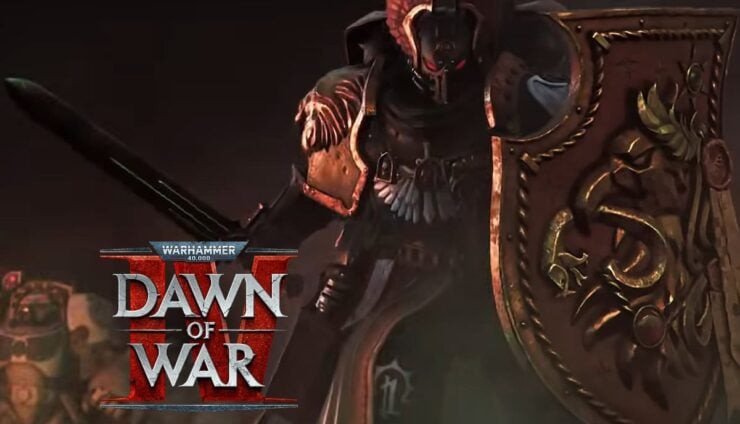 dawn of war 4 lion el jonson primarch render with logo for game steam review release date