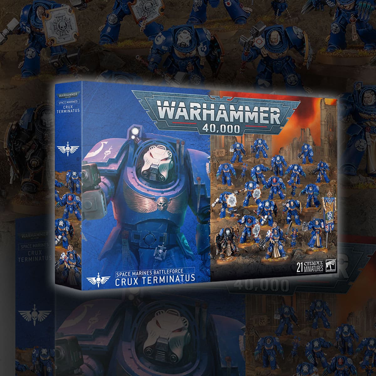 thumbnail image 2 of Company Heroes Warhammer 40k Space Marines - New In Box, 2023 Version 2 of 6