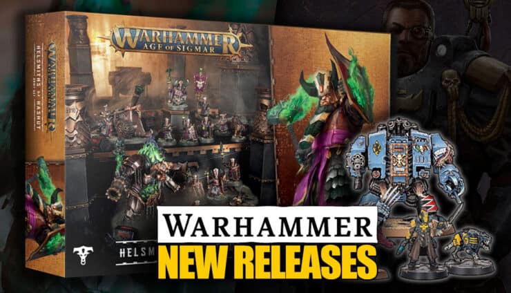 new pre order releases helsmiths of hashut necromunda painted model products on artwork background