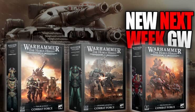 new pre orders for horus heresy pricing and lineup combat forces product shots and fellblade artwork