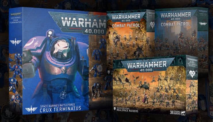 product shots new combat patrols and battleforces for warhammer 40k