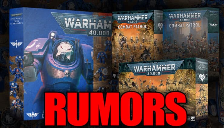 rumors battleforces product shots new combat patrols and battleforces for warhammer 40k