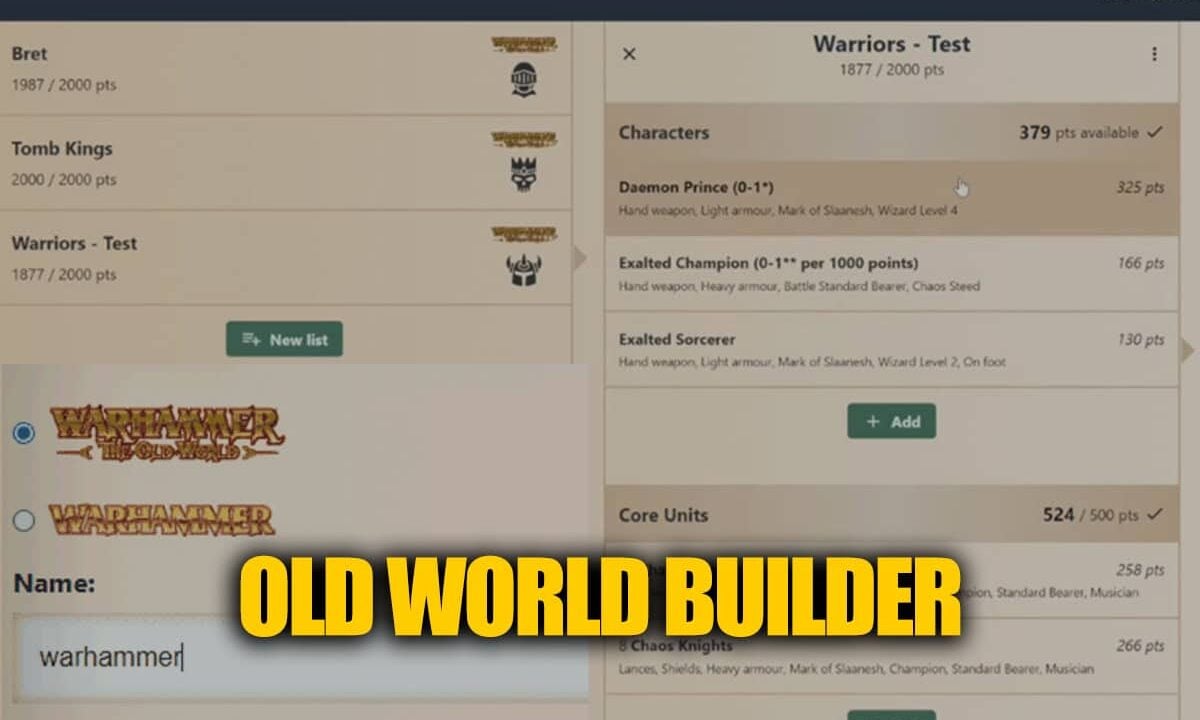 warhammer old world builder application softaware image
