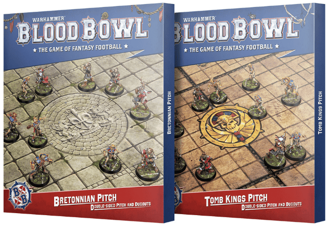 Blood Bowl Team Double-sided Pitch and Dugouts Sets