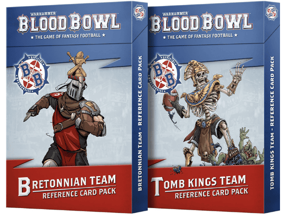 Blood Bowl Team Reference Card Packs