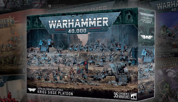 Krieg Siege Platoon warhammer 40k product shot battleforce christmas box 2025