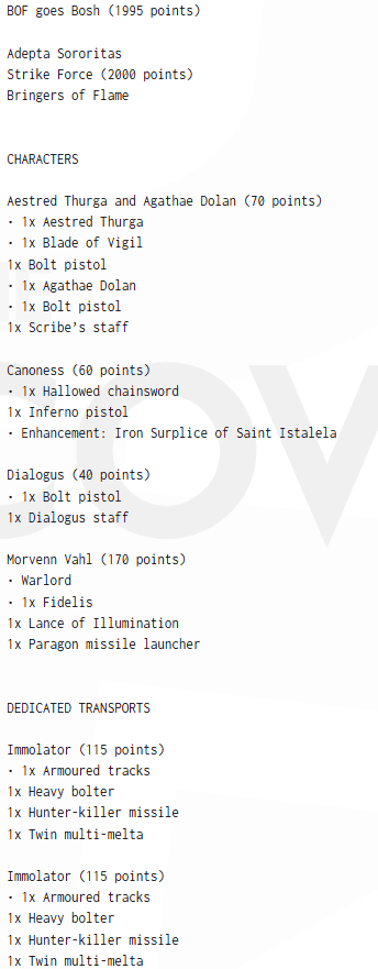 THE COVENTRY 40K 3-Day Jack Tite 1