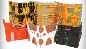 Tabletop Terrain warhammer 40k foldable product shots.