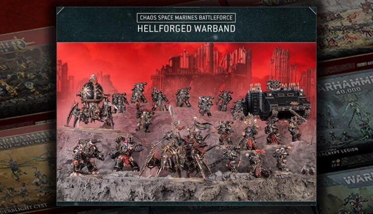 chaos space marines christmas box product shot wahrammer 40k chaos space marines battleforce